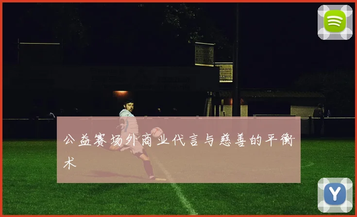 公益赛场外商业代言与慈善的平衡术
